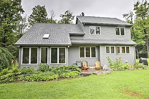 Berkshires Home on 11 Acres w/ Pond & 2 Fire Pits!
