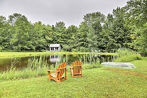 Berkshires Home on 11 Acres w/ Pond & 2 Fire Pits!