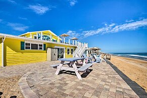 Flagler Beach Oceanfront Haven w/ Hot Tub!