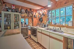 'the Mill River Cabin w/ Fireplace & River View!