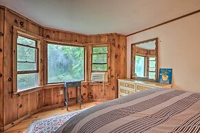 'the Mill River Cabin w/ Fireplace & River View!