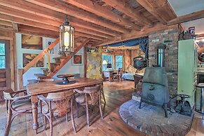 'the Mill River Cabin w/ Fireplace & River View!