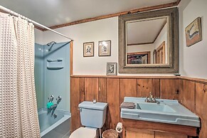 'the Mill River Cabin w/ Fireplace & River View!