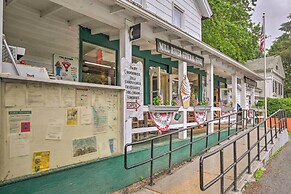 'the Mill River Cabin w/ Fireplace & River View!