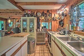 'the Mill River Cabin w/ Fireplace & River View!