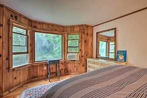 'the Mill River Cabin w/ Fireplace & River View!