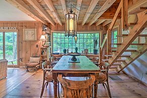 'the Mill River Cabin w/ Fireplace & River View!