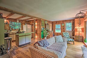 'the Mill River Cabin w/ Fireplace & River View!