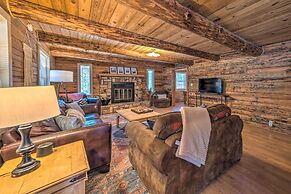 Rustic Ruidoso Log Cabin With Hot Tub & Deck!