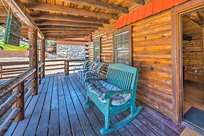 Rustic Ruidoso Log Cabin With Hot Tub & Deck!