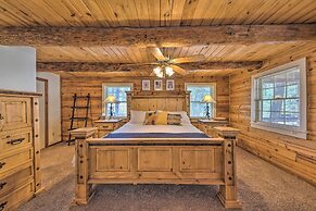 Rustic Ruidoso Log Cabin With Hot Tub & Deck!