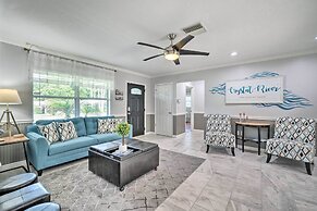 Crystal River Getaway w/ Hot Tub & Game Room!