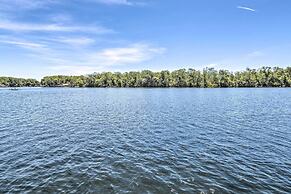 Angler's Getaway: Riverfront Home W/boat Dock