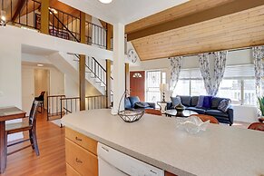 Lake & Mountain-view Home: Walk to Downtown!