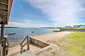 Deck & Beach Access: Waterfront Cape Cod Cottage