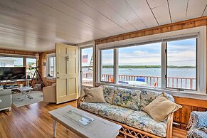 Deck & Beach Access: Waterfront Cape Cod Cottage