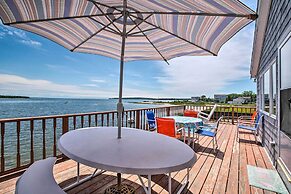 Deck & Beach Access: Waterfront Cape Cod Cottage