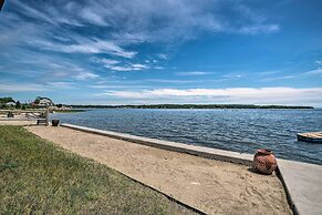 Deck & Beach Access: Waterfront Cape Cod Cottage