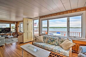Deck & Beach Access: Waterfront Cape Cod Cottage
