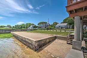 Deck & Beach Access: Waterfront Cape Cod Cottage
