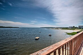Deck & Beach Access: Waterfront Cape Cod Cottage