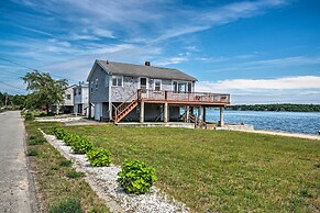 Deck & Beach Access: Waterfront Cape Cod Cottage