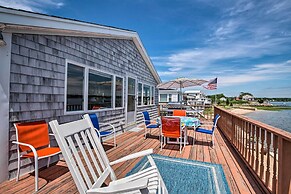 Deck & Beach Access: Waterfront Cape Cod Cottage