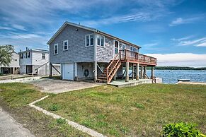 Deck & Beach Access: Waterfront Cape Cod Cottage