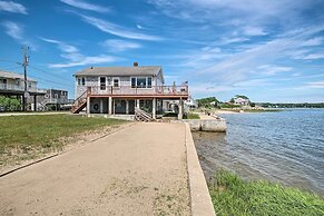 Deck & Beach Access: Waterfront Cape Cod Cottage