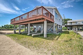 Deck & Beach Access: Waterfront Cape Cod Cottage