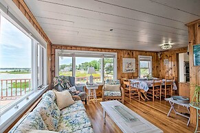 Deck & Beach Access: Waterfront Cape Cod Cottage