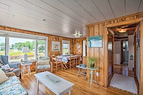 Deck & Beach Access: Waterfront Cape Cod Cottage
