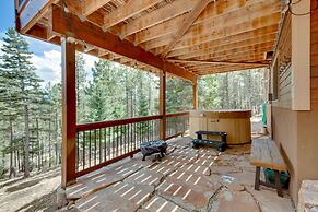 Angel Fire Rental Cabin w/ Hot Tub & Mountain View