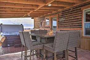 Secluded Cabin w/ Hot Tub, Game Room & Views!