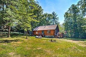Cozy Manistique Cabin w/ Deck, Grill & Fire Pit!