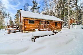 Cozy Manistique Cabin w/ Deck, Grill & Fire Pit!