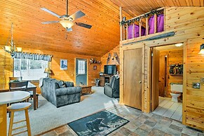Cozy Manistique Cabin w/ Deck, Grill & Fire Pit!