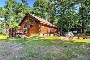 Cozy Manistique Cabin w/ Deck, Grill & Fire Pit!