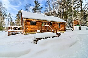 Cozy Manistique Cabin w/ Deck, Grill & Fire Pit!