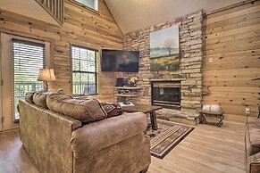 Furnished Deck & Grill: Rustic Pigeon Forge Cabin