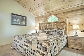 Furnished Deck & Grill: Rustic Pigeon Forge Cabin