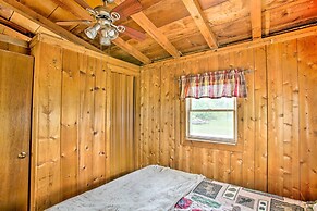 Rustic River View Cabin w/ Fire Pit, Games & Grill