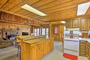 Rustic River View Cabin w/ Fire Pit, Games & Grill
