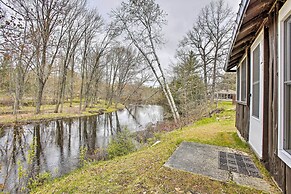Rustic River View Cabin w/ Fire Pit, Games & Grill