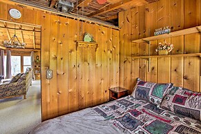 Rustic River View Cabin w/ Fire Pit, Games & Grill
