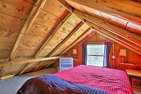 Rustic River View Cabin w/ Fire Pit, Games & Grill