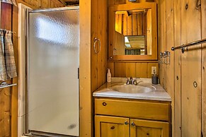 Rustic River View Cabin w/ Fire Pit, Games & Grill