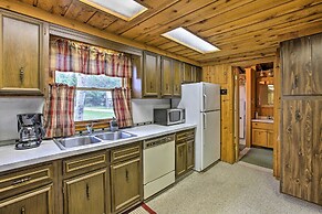 Rustic River View Cabin w/ Fire Pit, Games & Grill