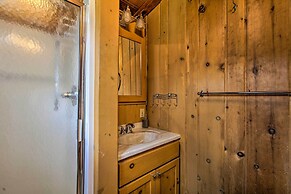 Rustic River View Cabin w/ Fire Pit, Games & Grill