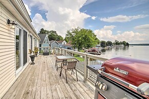 Waterfront Michigan Center Home w/ Boat Dock!